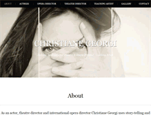 Tablet Screenshot of christianegeorgi.com